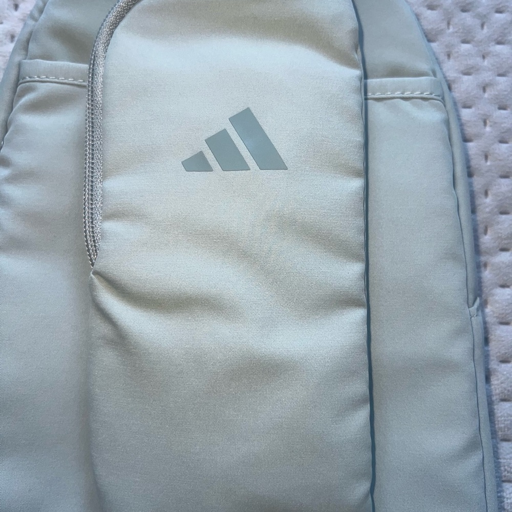 Adidas  Women’s Essentials 3 Sling Crossbody Bag Adjustable Strap | Sage Green - Picture 10 of 12